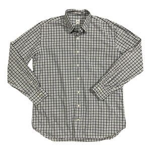 Peter Millar Crown Shirt Mens Large‎ Purple Check Cotton Button Up